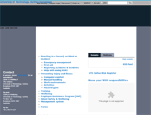 Tablet Screenshot of ehs.uts.edu.au