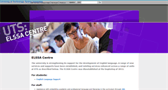 Desktop Screenshot of elssa.uts.edu.au