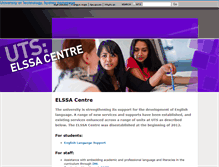 Tablet Screenshot of elssa.uts.edu.au