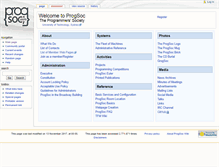 Tablet Screenshot of progsoc.uts.edu.au